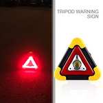 Warning Triangle for Cars , Emergency Breakdown Alarm Lamp, Portable Flashing Light - £9.99 @ MHI Trading/Amazon