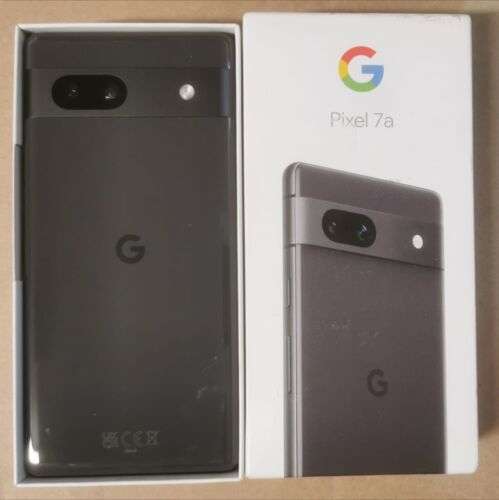 Google Pixel 7a 5G Smartphone 128GB Charcoal (Unlocked) (Opened Never Used) - sold by mi and more