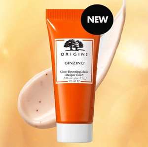 Book a 10 Minute Mini Facial at Origins And Receive a Free New GinZing Glow-Boosting Leave-On Mask 15ml sample @ Origins