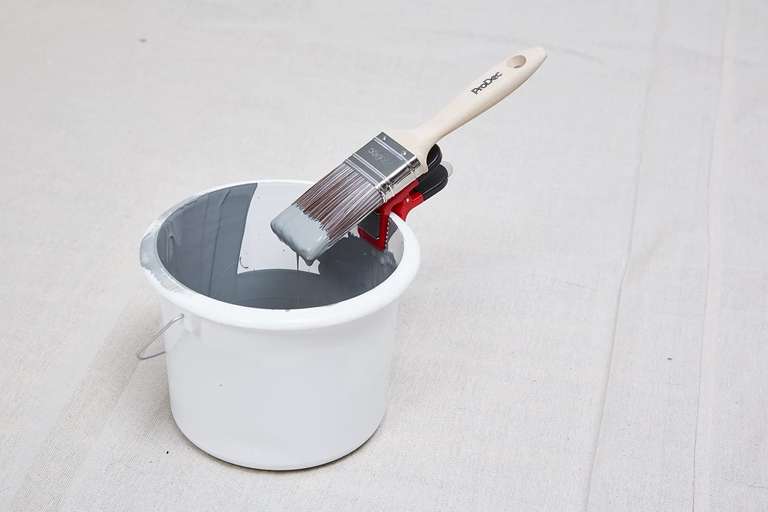 ProDec Magnetic Paintbrush Holder with Integral Paint Can Opener, Twin Magnets For Resting Paint Brushes On Paint Cans