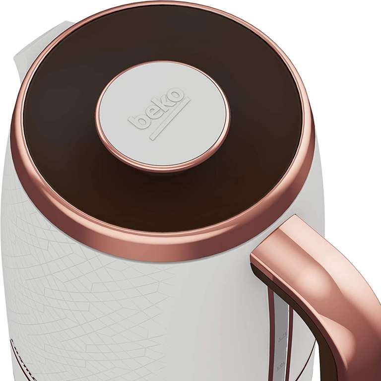 Beko Cosmopolis WKM8306W Jug Kettle - White & Rose Gold - £22.97 Click & Collect / + £2.99 Delivery @ Currys