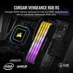 Corsair Vengeance RGB RS 64GB (2x32GB) DDR4 3600MHz C18 Desktop Memory £79.63 at Amazon