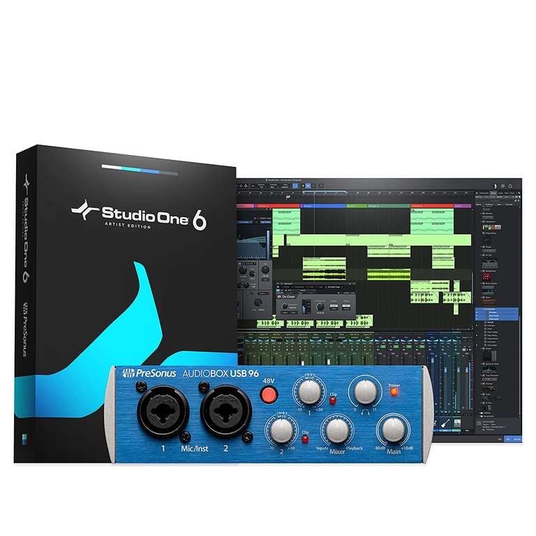 PreSonus AudioBox USB 96 2-In/2-Out audio Interface with Software - £53.80 Delivered @ Amazon