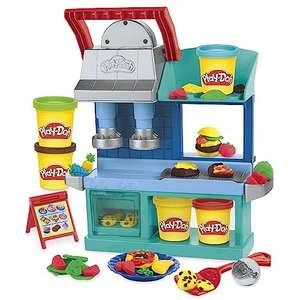 Play-Doh Kitchen Creations Busy Chef's Restaurant Playset, 2-Sided Kitchen Playset