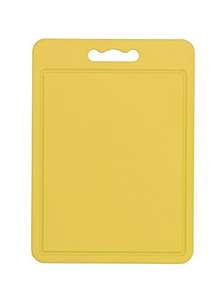 Chef Aid Large Yellow Poly Chopping Board, multipurpose anti-slip surface, easy clean and dishwasher safe with handle £3.00 @ Amazon