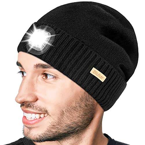 Blukar Rechargeable Beanie Hat With Torch Light £6.99 @ Despatched by Amazon Sold By Accer Trading Ltd