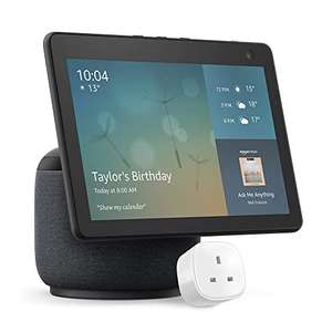 Echo Show 10 (3rd generation), Charcoal Fabric + Meross Smart Plug, Works with Alexa £174.83 delivered @ amazon