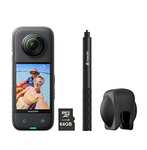 Insta360 X3 360 Degree Action Camera PREMIUM Kit includes Invisible Selfie Stick + Lens Cap + 64GB Memory Card - £469 @ Amazon