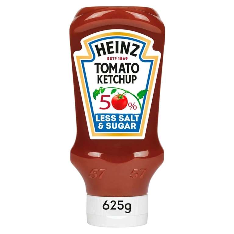 Heinz Tomato Ketchup (Less Sugar) 625ml - 2 for £2 @ Farmfoods [Ipswich]