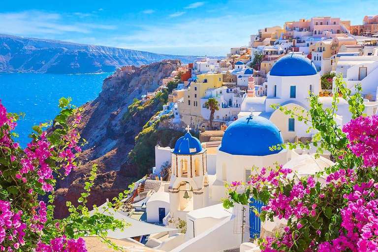 Direct Return Flights from Stansted to Santorini, Greece - April Dates (e.g. 21st to 28th)