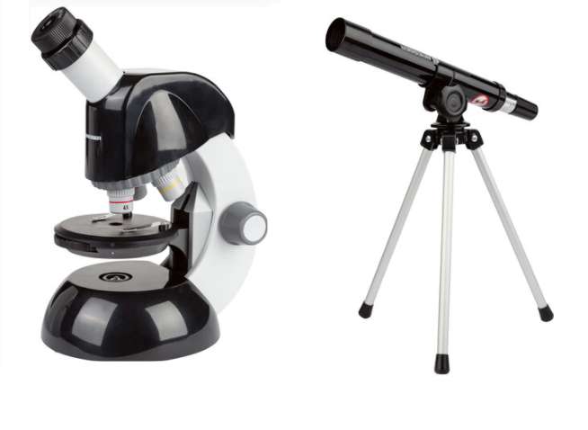 Bresser Telescope (30x Magnification) and Microscope (40X-640X Magnification) Set for beginners, 5 Year Warranty - £39.99 (In-Store) @ LIDL