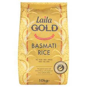 Laila Gold Basmati Rice 10Kg (Clubcard Price)