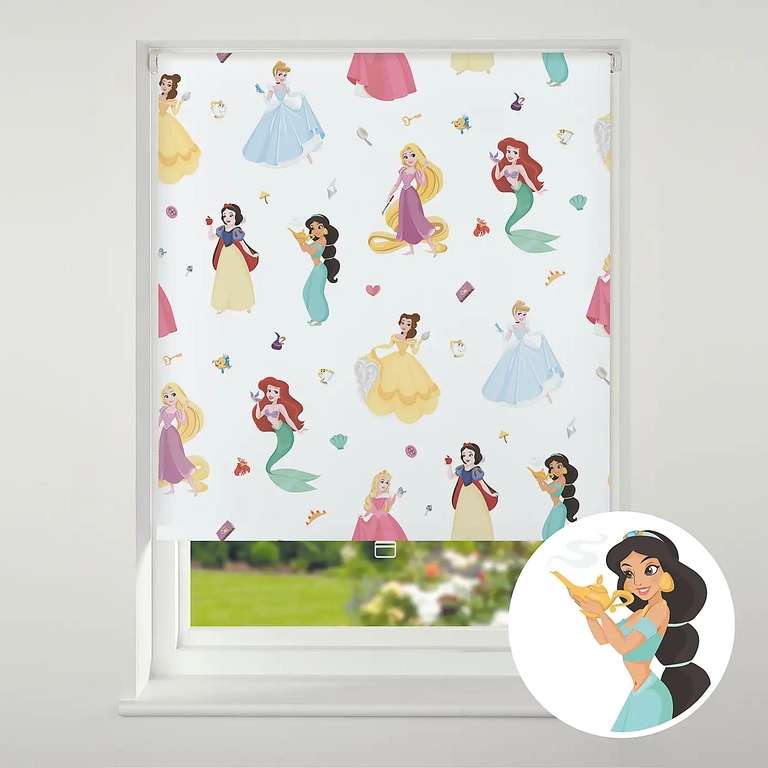50% Off Kids' Blackout Roller Blinds - Marvel/Star Wars/Disney Princess/Toy Story (Various Sizes) From £14 + Free Click & Collect @ Dunelm