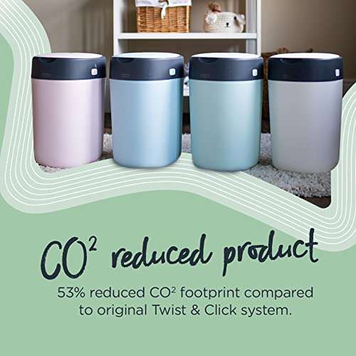 Tommee Tippee Twist and Click Advanced Nappy Bin, Includes 1x Refill Cassette £10 @ Amazon