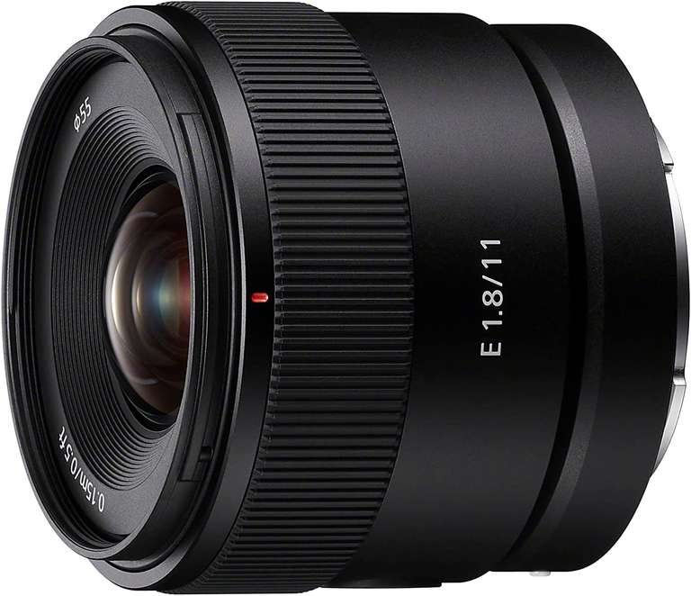 Sony E 11 mm F1.8 |APS-C Wide Angle Lens - £390.21 (+ £42 promotional voucher credited to account 30 days after purchase) @ Amazon