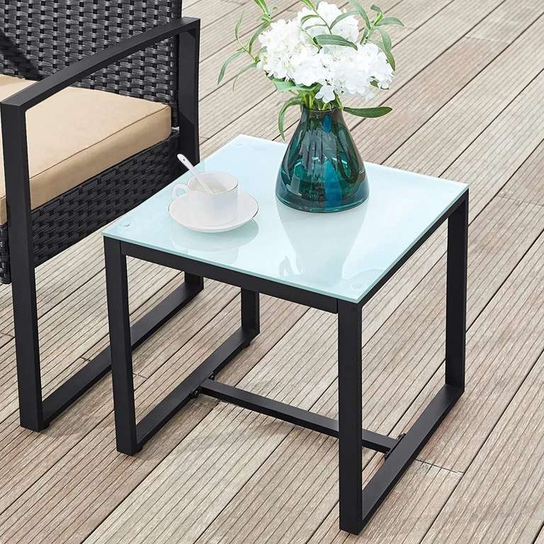 SONGMICS 3 Piece PE Rattan Outdoor Furniture Set - £83.99 Delivered with Code @ Songmics