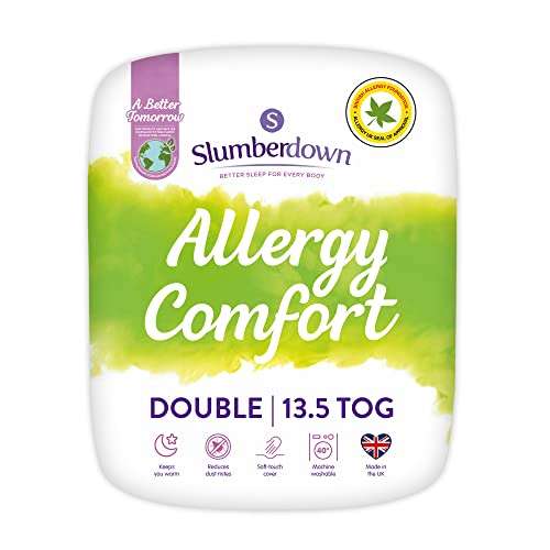 Slumberdown Allergy Comfort Double Duvet 13.5 Tog - £19.54 @ Amazon