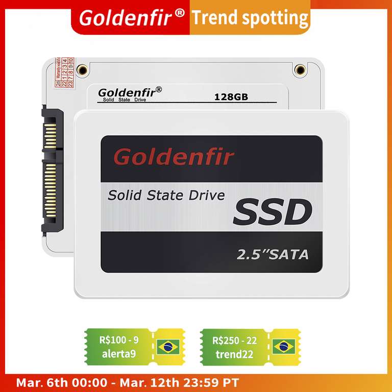 Goldenfir Brand SATA 2.5 inch SSD 128GB - £3.66 @ AliExpress Goldenfir Official Store