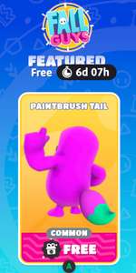 Free Fall Guys Lower item - Paintbrush Tail (In-Game Store Gift)