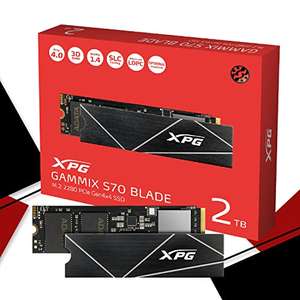 ADATA XPG GAMMIX S70 BLADE 2TB PCIe Gen4x4 M.2 2280 SSD £232.71 @ Amazon
