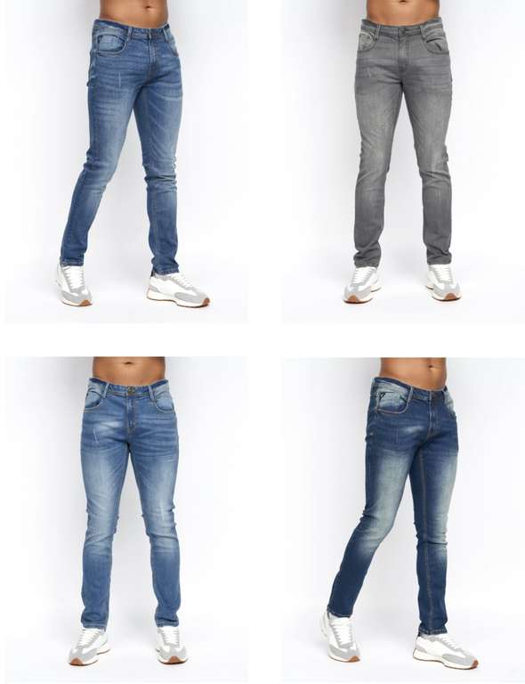 Duck & Cover Mens Tranfil Jeans (4 Colours / Waist Sizes 30-40) - £16.99 Delivered With Code @ Duck & Cover