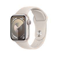 Apple Watch Series 9 (GPS), 41mm Starlight Aluminium Case with Starlight Sport Band