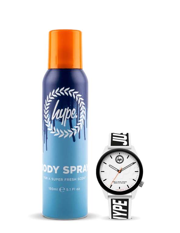 Just Hype Watch and Body Spray Gift Set Now £7.50 with code Free delivery @ Just Hype