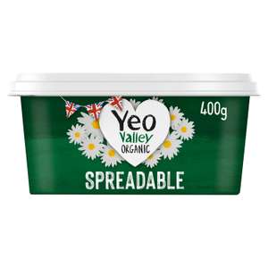 Yeo Valley Organic Spreadable Blend of Butter & Rapeseed Oil 400g - Nectar Price