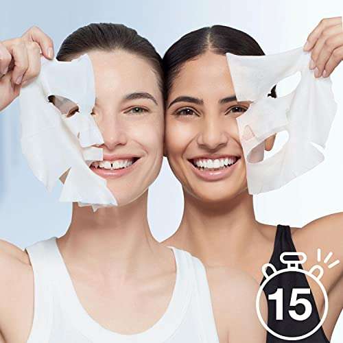 Garnier SkinActive Moisturising Tissue Mask set of 5 £3.49/£3.15 with voucher + Subscribe & Save at Amazon