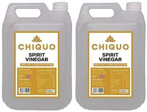 Chiquo White Spirit Vinegar 5 Litres (Pack of 2) - Multi-Purpose - Dispatched and sold by Alpine Heights
