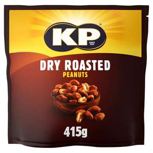 KP Dry Roasted nuts - 415g 88p @ Sainsbury’s Throckley