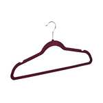 Amazon Basics Velvet Non-Slip Suit Clothes Hangers, Burgundy/Silver – Pack of 30 £7.48 at Amazon