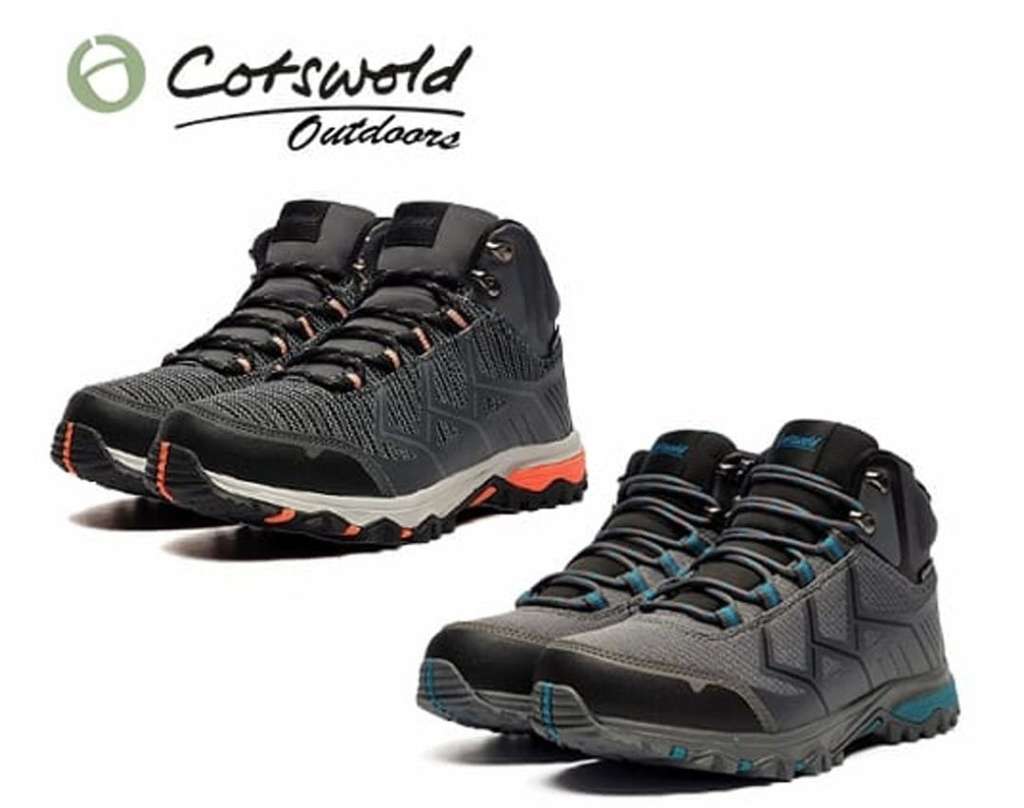 Cotswold Wychwood Women's Hiking Boots - Waterproof Trail Walking Shoes Gray/Blue