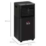 HOMCOM 8000 BTU Portable Air Conditioner £183.99 with code @ mhstarukltd eBay