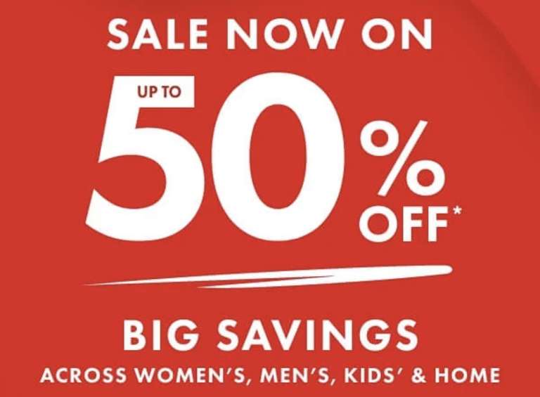 Matalan - Up to 50% Off Sale (Men’s/Women’s/Children & Home) - 99p Click & Collect / Free Over £19.99 @ Matalan