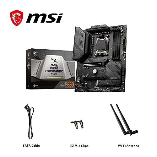 MSI MAG B650 TOMAHAWK WIFI Motherboard £209.99 @ Amazon