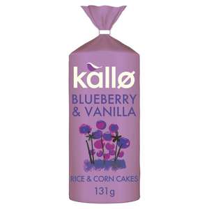 Kallo Blueberry Vanilla Rice and Corn Cakes (Stretford)