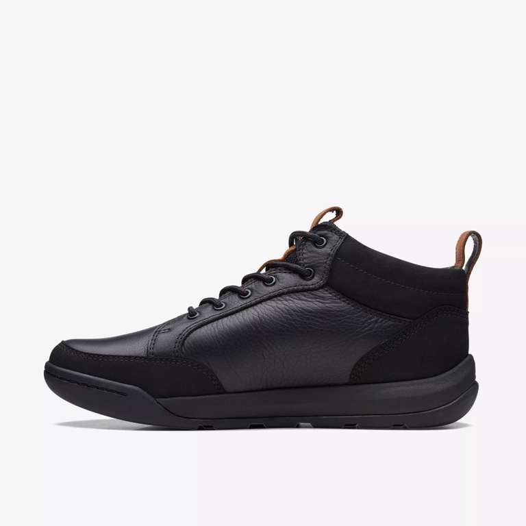 Clarks Ashcombe BT Gore-Tex Waterproof Black Warmlined Leather Shoes (Size: 6-12) - W/Code