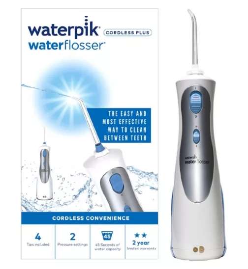 Waterpik Cordless Plus Water Flosser WP450-UK - White - Scanning For £33.99 @ Boots Reddich