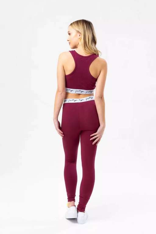 Hype Bralette + Leggings Set (in Red) - Reduced + Free Delivery With Code