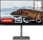 Lenovo L28u-35 28 Inch 4K UHD (2160p) Monitor (IPS Panel, 60hz, 4ms, HDMI, DP) - Tilt, Swivel, Pivot, Height Adjust Stand £199 @ Amazon