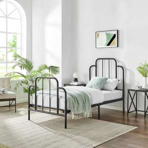 Habitat Jacques Single Metal Bed Frame - Black Plus Free Click and Collect