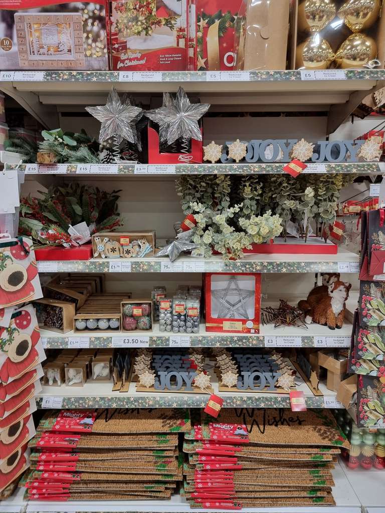 Christmas Decorations 20% 30% 40% 50% off in Tesco (Newtownards)