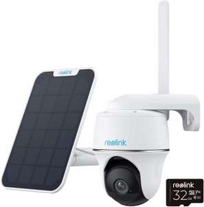 Reolink Go PT Plus 3G/4G LTE Outdoor Security & Trail Camera + Solar panel ( 2K 4MP PTZ / Pan Tilt / SD card ) w / voucher @ ReolinkEU / FBA