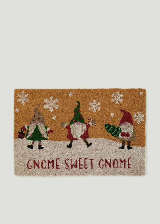 Christmas Gnome Doormat or Sausage Dog (60cm x 40cm) £5.25 + free click and collect at Matalan