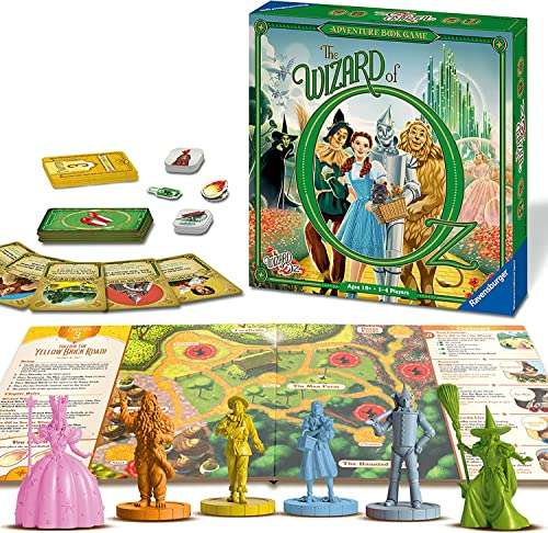 Ravensburger The Wizard of Oz Adventure Book - Family Strategy Board Games for Kids & Adults Age 10+ (1 to 4 Players) £17.50 @ Amazon