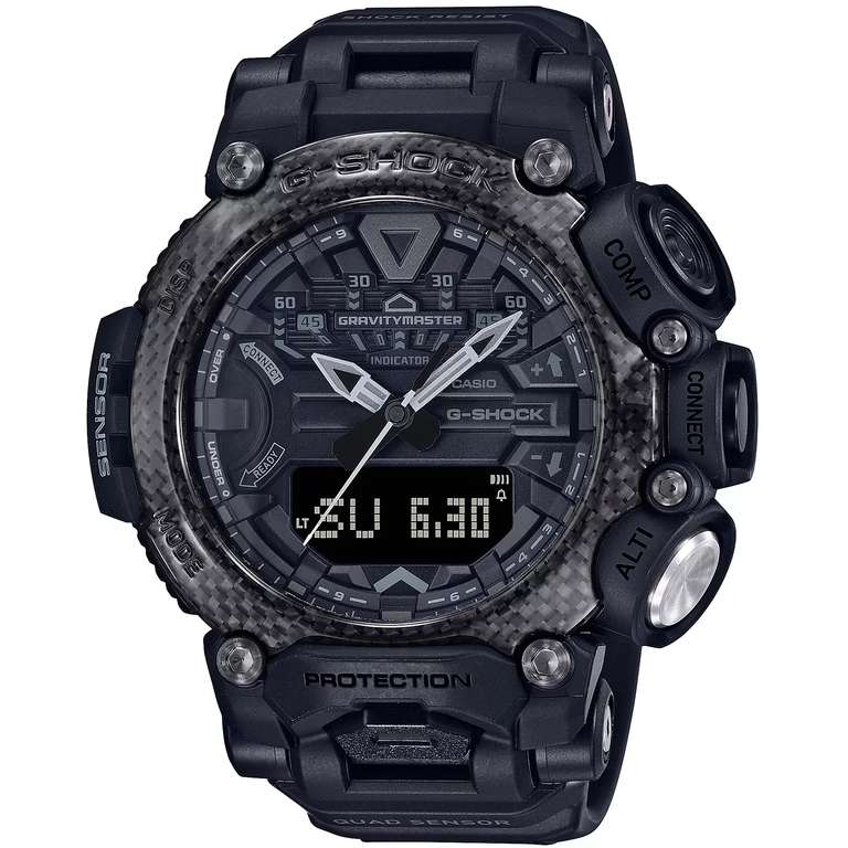 G-Shock Monochrome Men's Black Resin Strap Watch £149 @ H Samuel