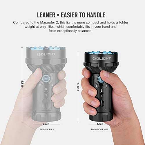 OLIGHT Marauder Mini Rechargeable 7000 Lumens 600 Meters Range Torch 43.5Hours Battery Life IPX8 £139.99 (Prime Deal) @ Amazon
