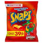 Walkers Snaps Spicy Tomato 21g (29p each or 6 for £1) @ Heron Foods Nottingham