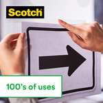 Scotch Magic Invisible Tape - 3 Hand Held Dispensers 19mm x 7.5m
